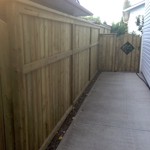 Wood Fence and Gate